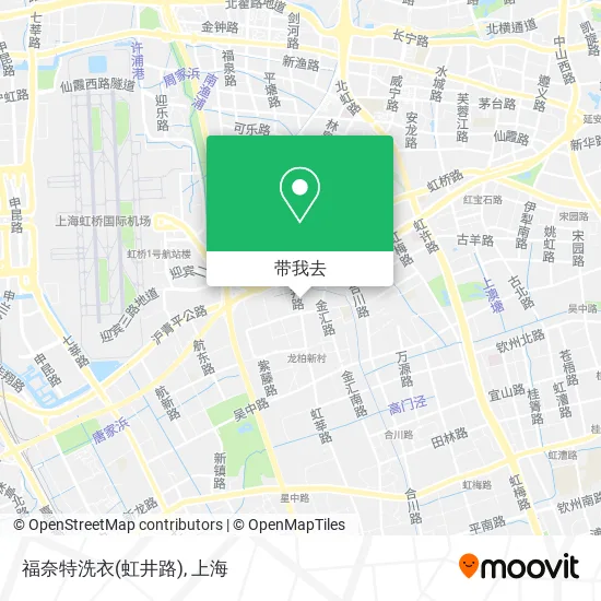 福奈特洗衣(虹井路)地图