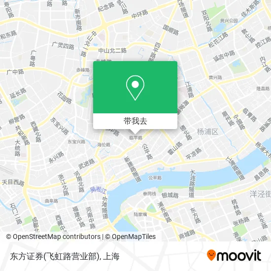 东方证券(飞虹路营业部)地图