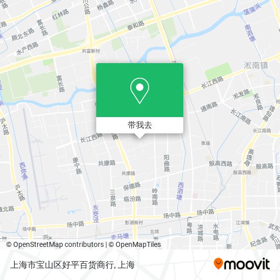 上海市宝山区好平百货商行地图