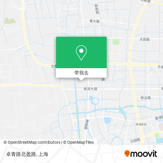 卓青路北盈路地图