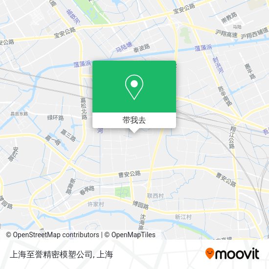 上海至誉精密模塑公司地图