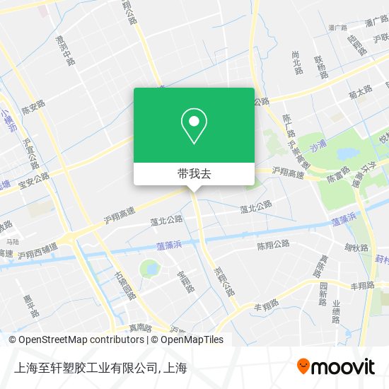 上海至轩塑胶工业有限公司地图