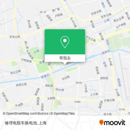 修理电瓶车换电池地图
