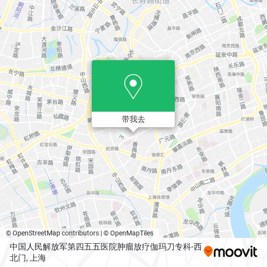 中国人民解放军第四五五医院肿瘤放疗伽玛刀专科-西北门地图