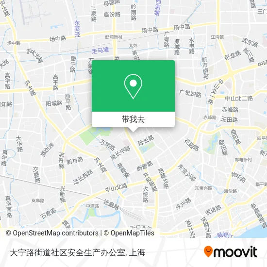 大宁路街道社区安全生产办公室地图