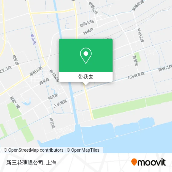 新三花薄膜公司地图
