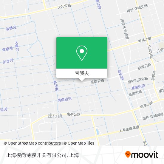 上海模尚薄膜开关有限公司地图