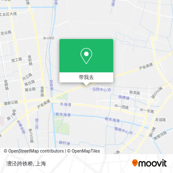 漕泾跨铁桥地图