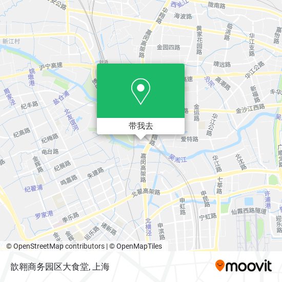 歆翱商务园区大食堂地图