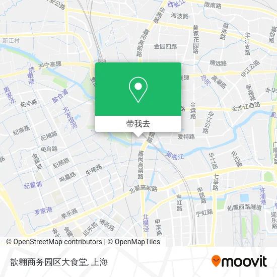 歆翱商务园区大食堂地图