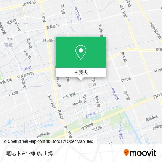笔记本专业维修地图