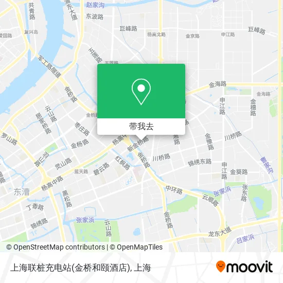 上海联桩充电站(金桥和颐酒店)地图