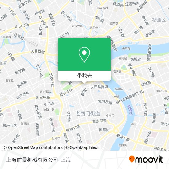 上海前景机械有限公司地图