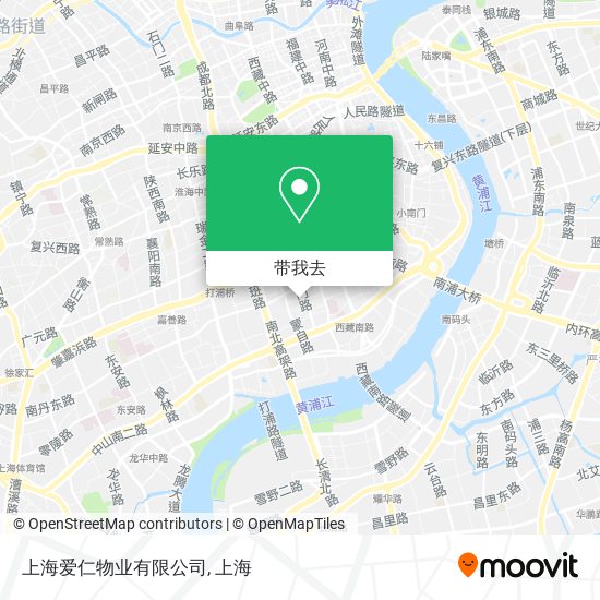 上海爱仁物业有限公司地图