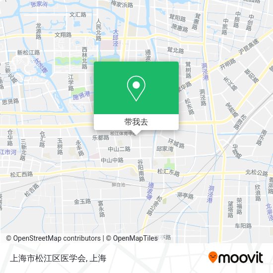 上海市松江区医学会地图