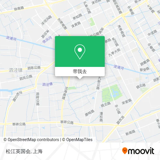 松江英国会地图