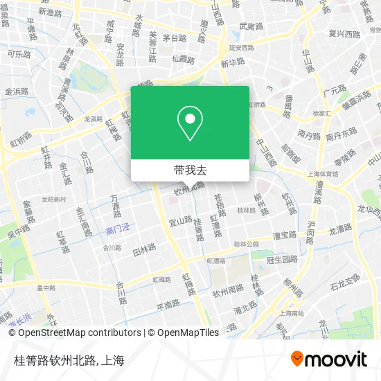 桂箐路钦州北路地图