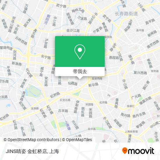 JINS睛姿 金虹桥店地图