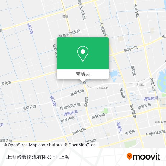 上海路豪物流有限公司地图