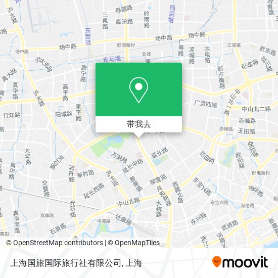 上海国旅国际旅行社有限公司地图