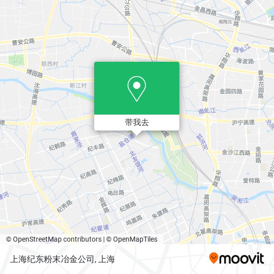 上海纪东粉末冶金公司地图