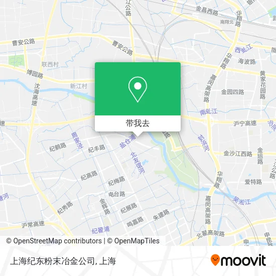 上海纪东粉末冶金公司地图