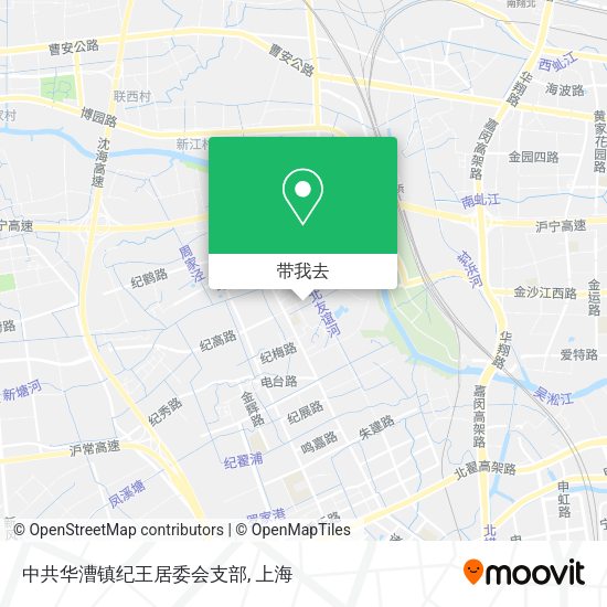 中共华漕镇纪王居委会支部地图