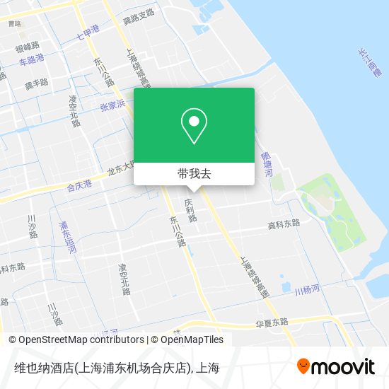 维也纳酒店(上海浦东机场合庆店)地图