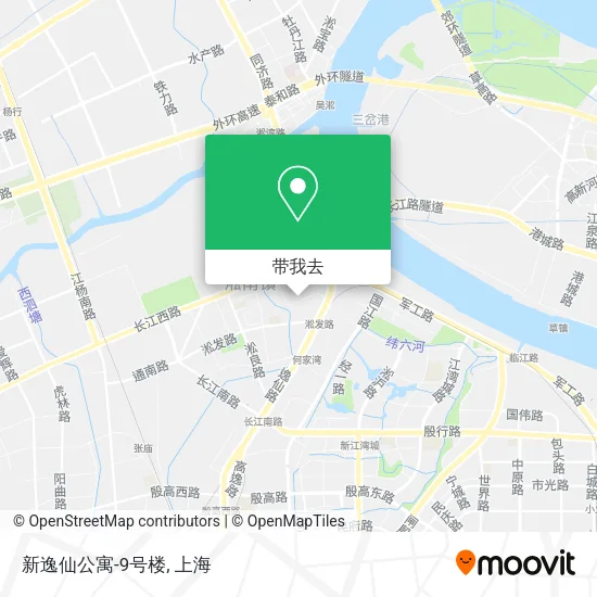 新逸仙公寓-9号楼地图