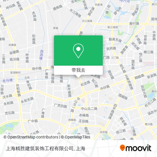 上海精胜建筑装饰工程有限公司地图