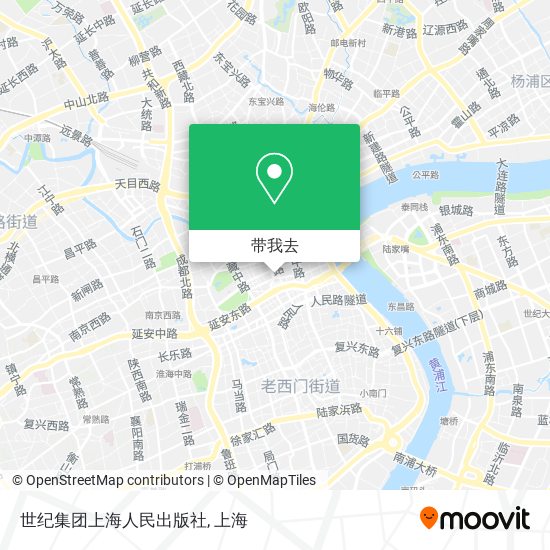 世纪集团上海人民出版社地图