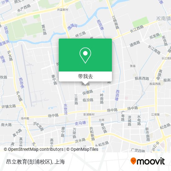 昂立教育(彭浦校区)地图