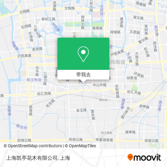 上海凯亭花木有限公司地图