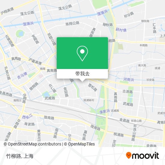 竹柳路地图