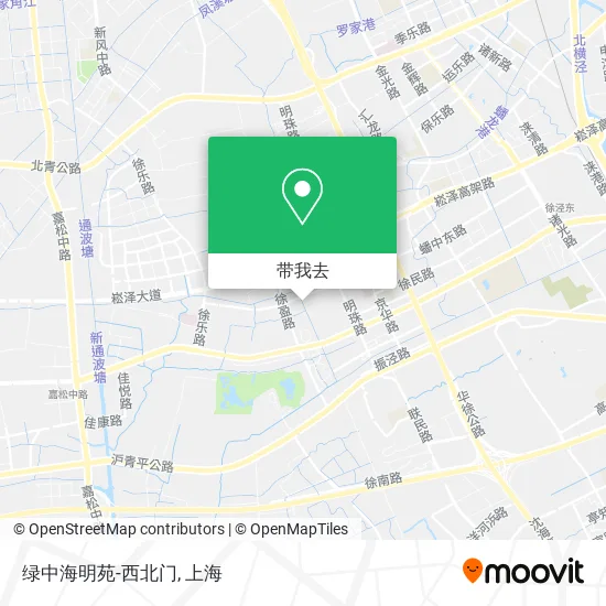 绿中海明苑-西北门地图