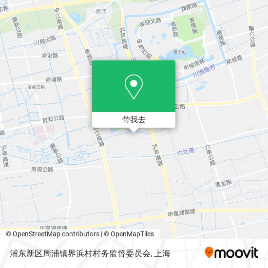 浦东新区周浦镇界浜村村务监督委员会地图