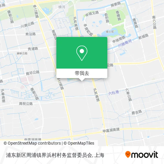 浦东新区周浦镇界浜村村务监督委员会地图