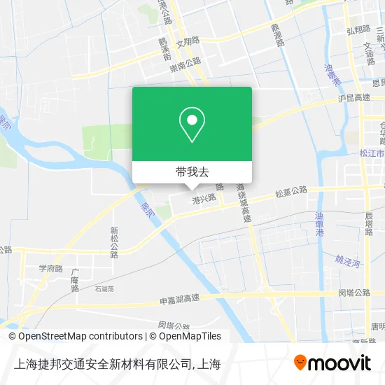 上海捷邦交通安全新材料有限公司地图