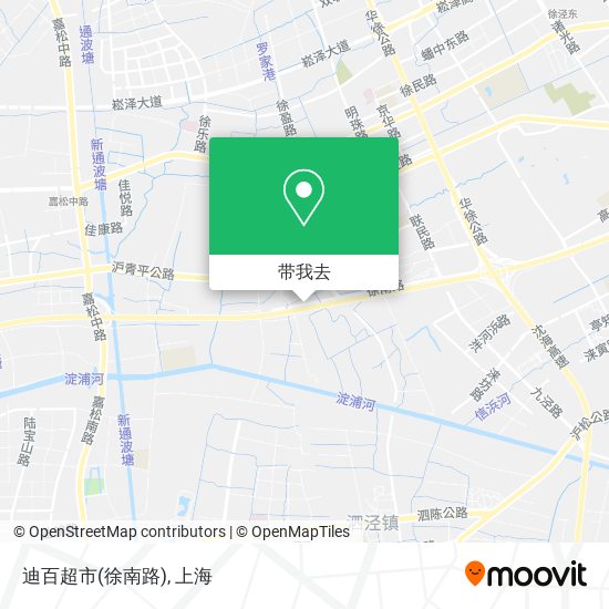 迪百超市(徐南路)地图