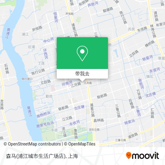 森马(浦江城市生活广场店)地图