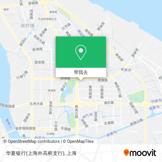 华夏银行(上海外高桥支行)地图