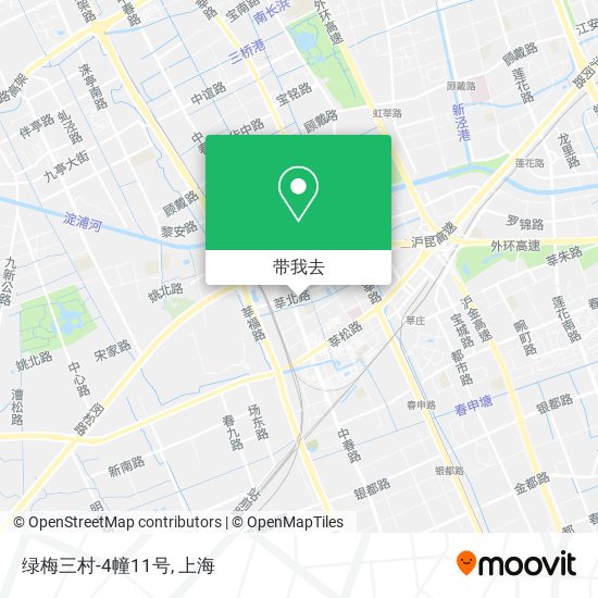绿梅三村-4幢11号地图