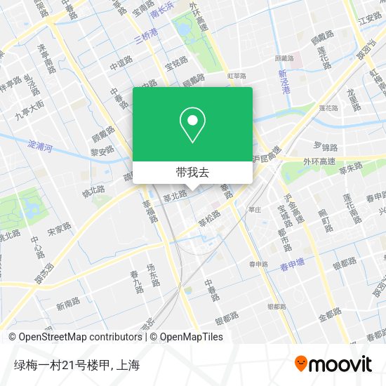 绿梅一村21号楼甲地图