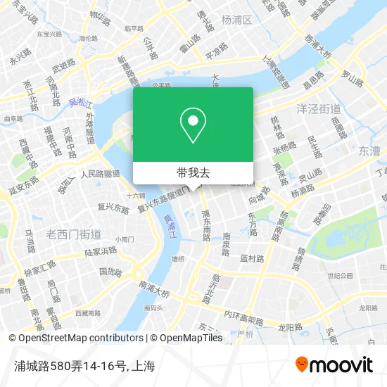 浦城路580弄14-16号地图