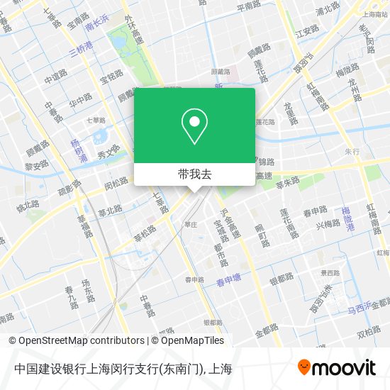 中国建设银行上海闵行支行(东南门)地图