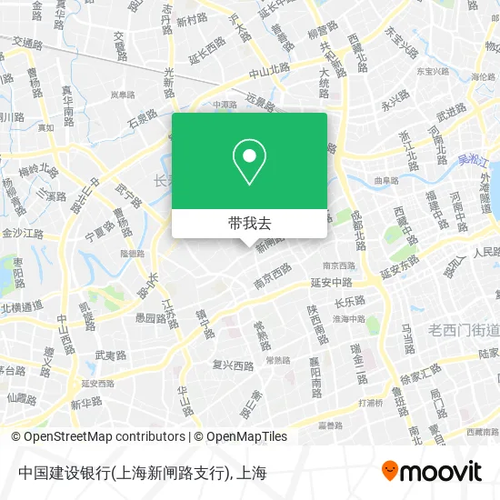 中国建设银行(上海新闸路支行)地图