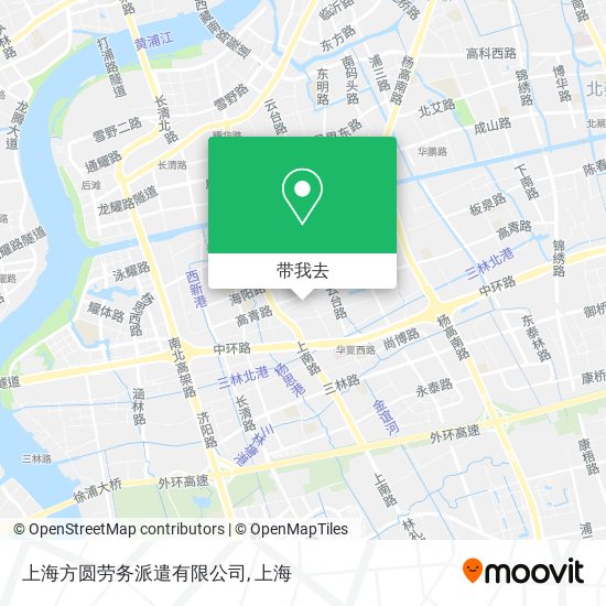上海方圆劳务派遣有限公司地图