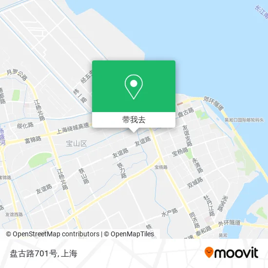 盘古路701号地图