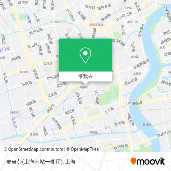 麦当劳(上海南站一餐厅)地图