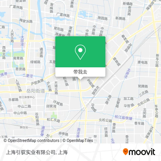 上海引驭实业有限公司地图